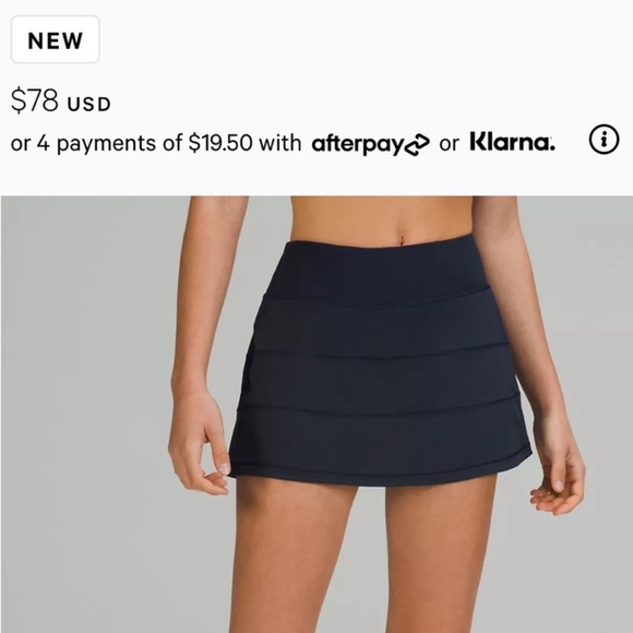 🔥 Lululemon skort - Picture 1 of 6